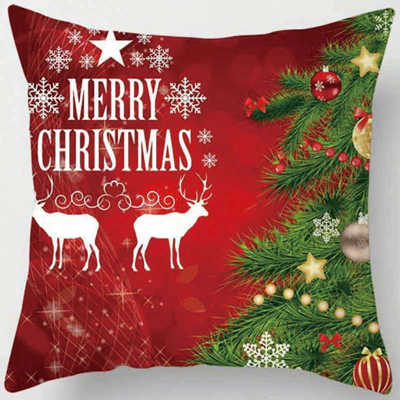 Горячая Распродажа, Веселый Рождественский чехол для подушки, для женщин и мужчин, квадратный чехол для подушки s, для мальчиков и девочек, Плачущие Мультяшные кошки, наволочки, размер 45*45 см