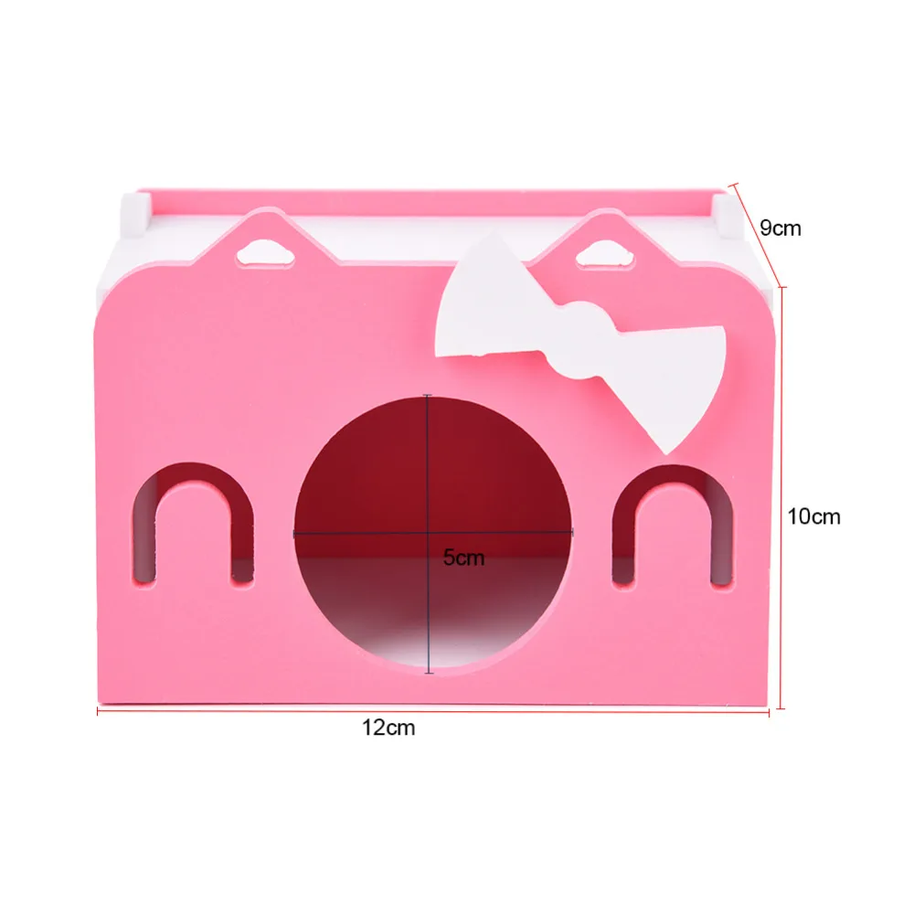 

Natural primitive Small Pet bed Animal hamster House with Openable Top for Hamster/ Squirrels/ Guinea pig/ Rabbit Small Pet Toy