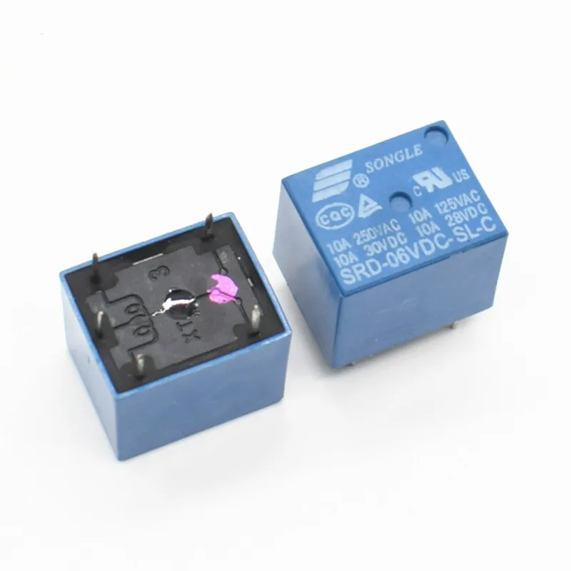 Реле SRD 06VDC SL C PCB типа 6 В постоянного тока|power relay|dc power relaydc relay |