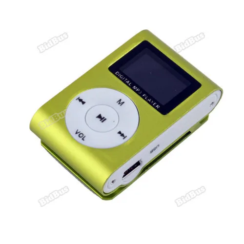 tradedent Metal Clip Digital MP3 Player LCD Screen for 2 4 8 16GB TF Card Blue [High Quality] | Электроника