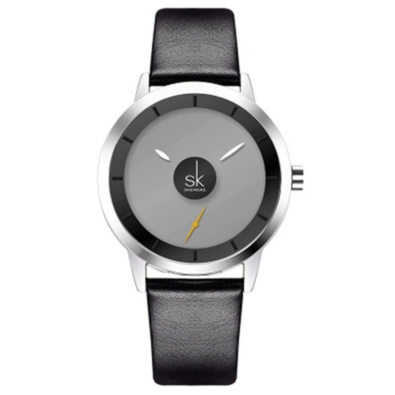 

Leisure fashion quartz men's watch leather belt waterproof business women's watch ladies watch couple table
