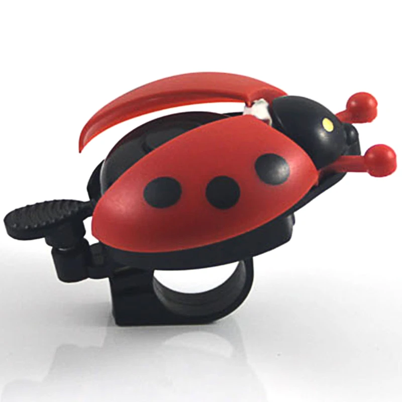 

Aluminum Alloy Bike Bell Ring Crisp Mini Cartoon Ladybug Beetle Bell Horns Children's Women Cycling Bicycle Ride Horn Alarm