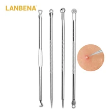 4 шт. игла для удаления прыщей иглы для удаления черных точек лечение акне иглы для удаления акне черная маска для удаления акне