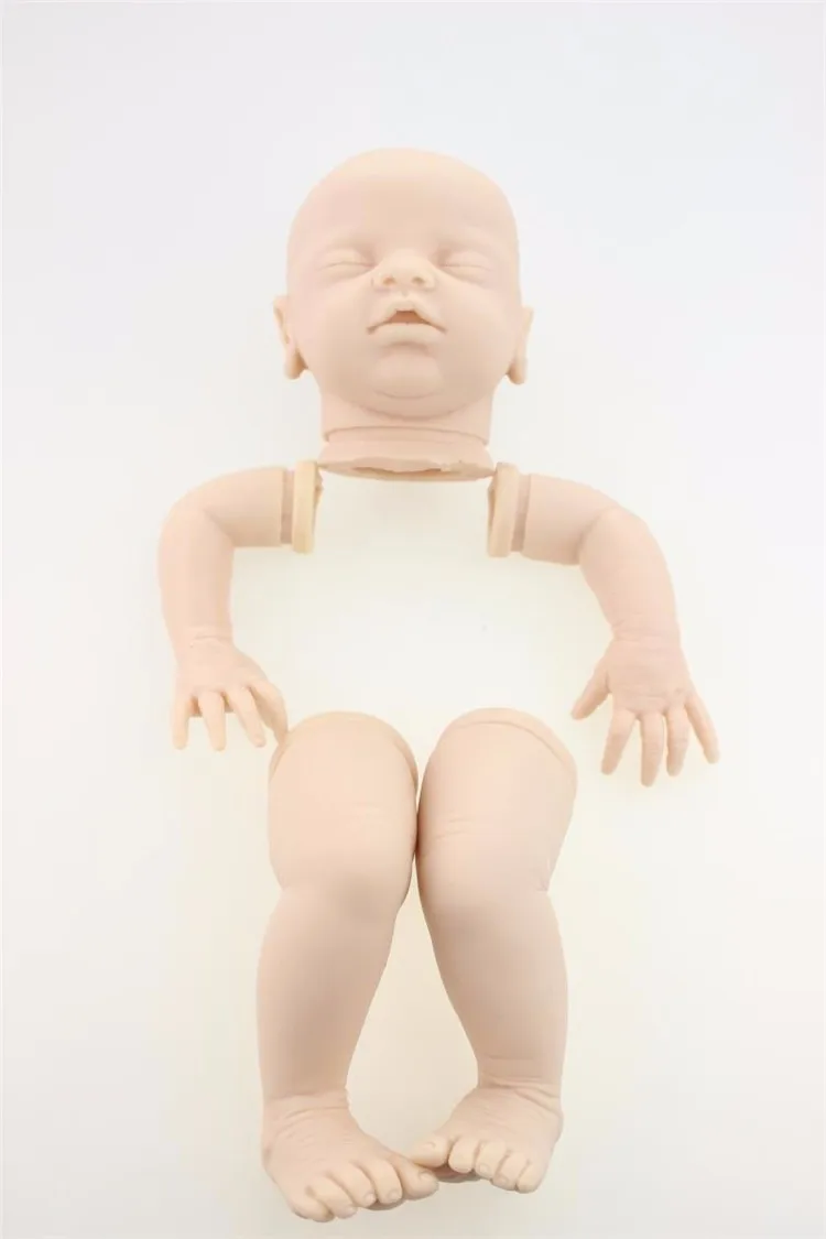 20 дюймов reborn baby doll kit/DIY reborn-doll-kits Мягкий силиконовый винил Настоящее нежное прикосновение