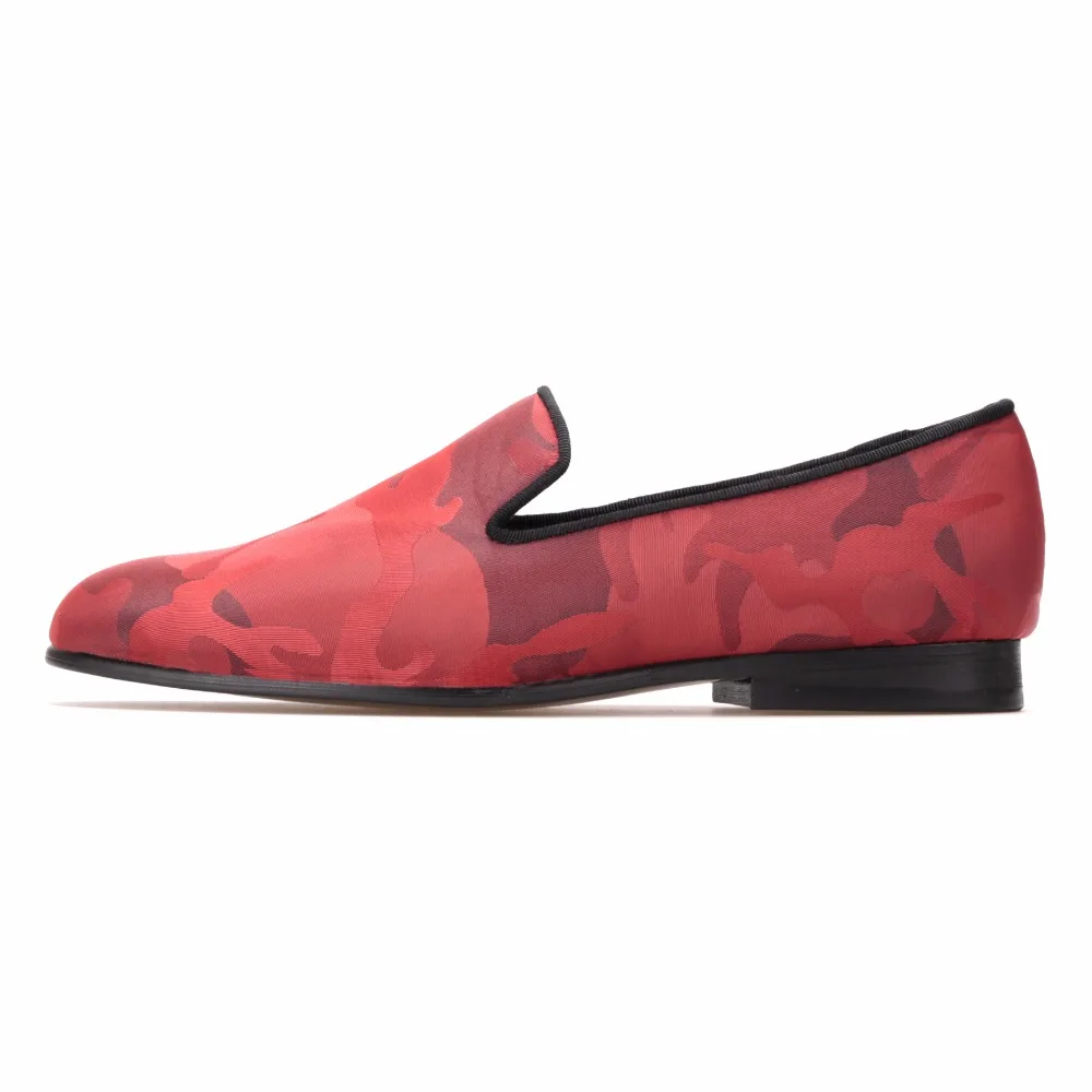 Piergitar/Новинка; ручная работа; Разноцветные туфли из камуфляжной ткани красного цвета; женские повседневные шлепанцы; модельные и вечерние женские лоферы; женская обувь на плоской подошве