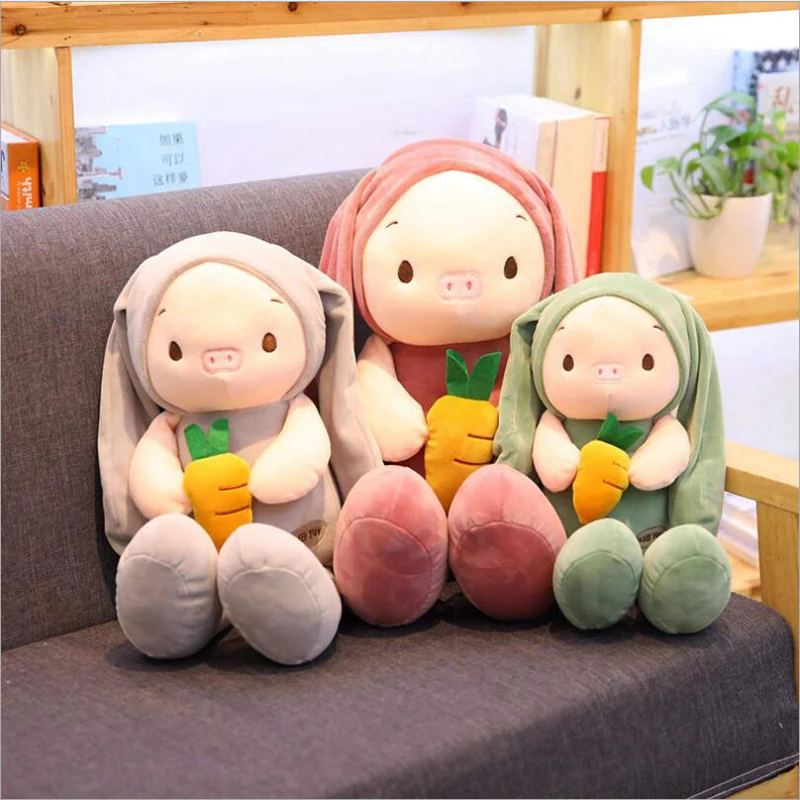 

Creative Cute Carrot Rabbit Doll Plush Toys Stuffed Animal Rabbit Plush Doll Children Toys Girls Birthday Gifts