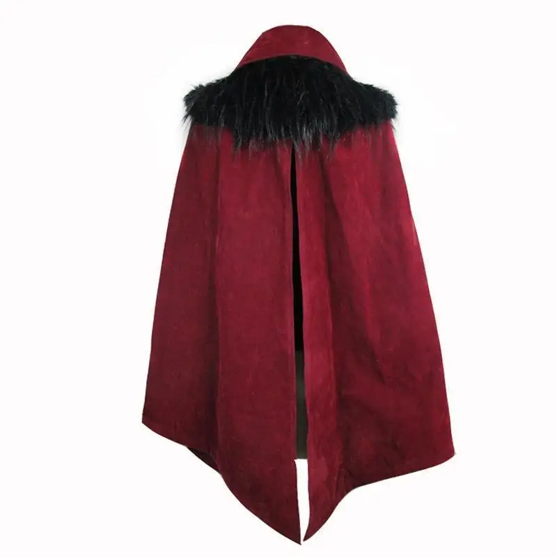 Модная женская куртка панка с меховым воротником и накидкой CT06501/CT06502