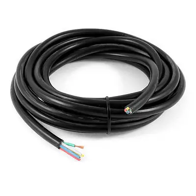 

15/5 AWG Wire 1.5mm Copper Cores PVC Coated Sleeve RVV Cable Cord 16.4 Feet