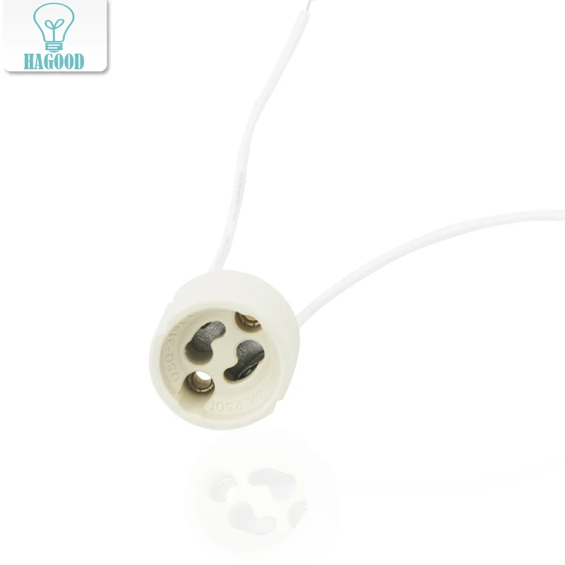 GU10 LED Lamp Holder Connector Converter Wiring Ceramic Light Bulb Lamp
