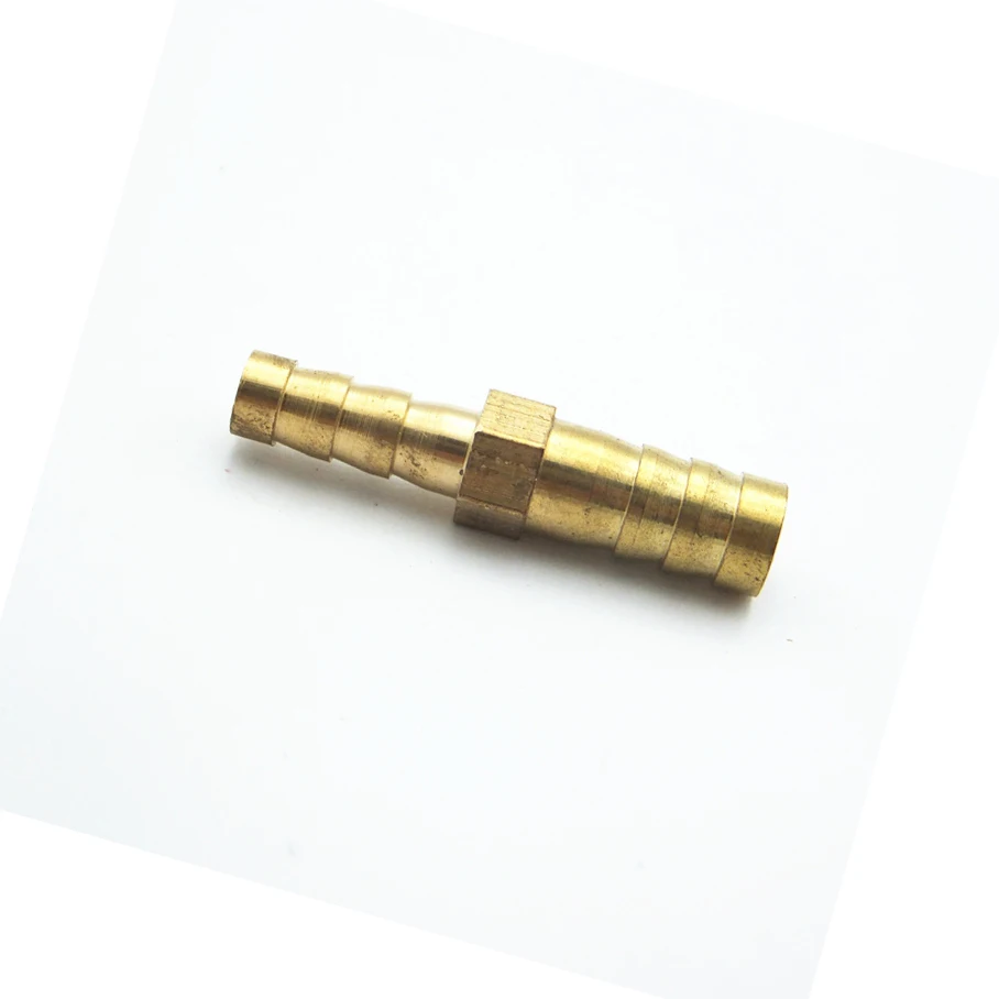 8mm Hose Barb x 12mm Hose Barb Brass Barbed Pipe Fitting Coupler