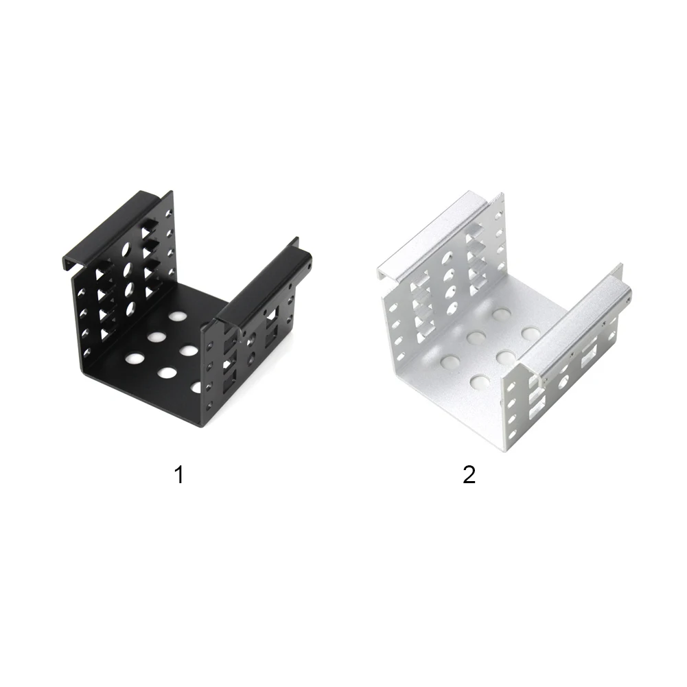 الألومنيوم 4 خليج 2.5 في SATA HDD SSD إلى 3.5 في قوس محول ، 2.5 في إلى مرن قرص صلب تصاعد تحويل عدة ~ 3
