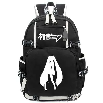 2018 New VOCALOID Hatsune Miku Luminous Backpack Cosplay Anime Student School bag Bookbag Travel Shoulder Laptop Bags packsack 2018 New VOCALOID Hatsune Miku Luminous Backpack Cosplay Anime Student School bag Bookbag Travel Shoulder Laptop Bags packsack
