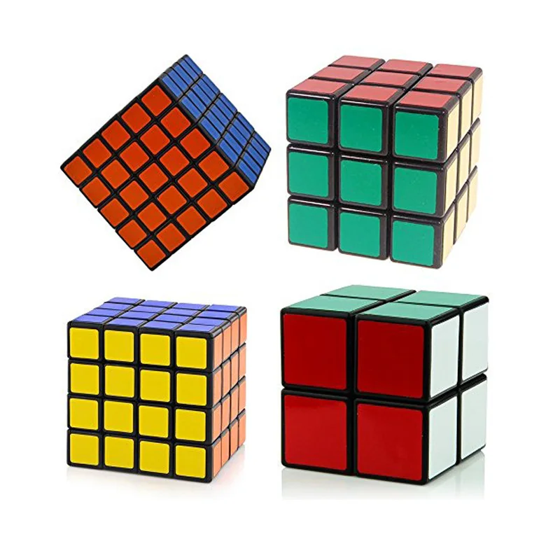 Скоростной куб-головоломка 2x2x2,3x3x3,4x4x4,5x5x5, волшебные Пазлы 2,3, 4,5 слоев, обучающая и обучающая игрушка для детей