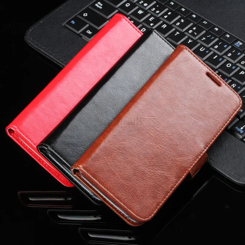 Premium Vintage Leather Flip Cover For OPPO Realme C2 / A1K Case Wallet Book Folio KickStand Card Photo Handmade Phone Bags