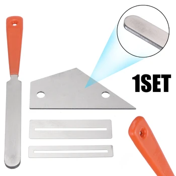 

Guitar Repair Tool Kit Stainless Steel Fret Rocker Crowning File Leveling Tool Crowning File Leveling Grinding Guitar Protectors