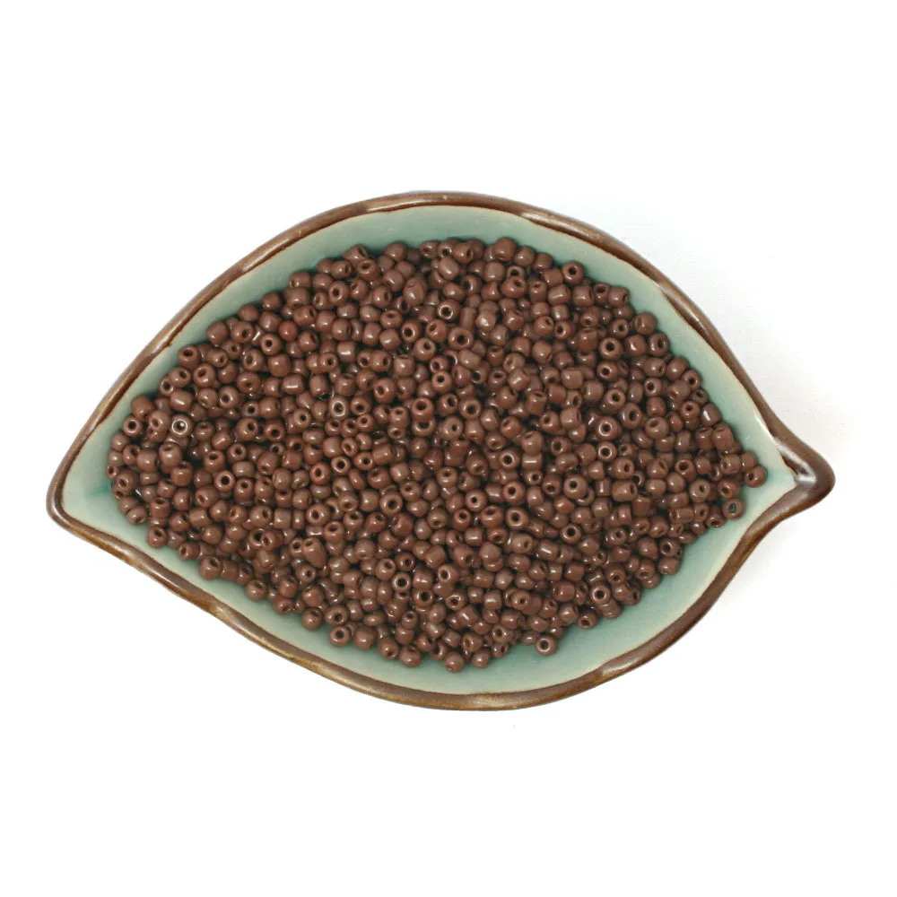 3 milímetros 1000 pcs Brown Cor DIY Solto Spacer Vidro Mini Checa Missangas Resultados Da Jóia BBG01-02BR