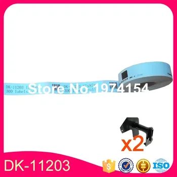 

30 Rolls Compatible DK-11203 Label 17mm*87mm 300Pcs Compatible for Brother Label Printer White Paper DK11203 DK-1203