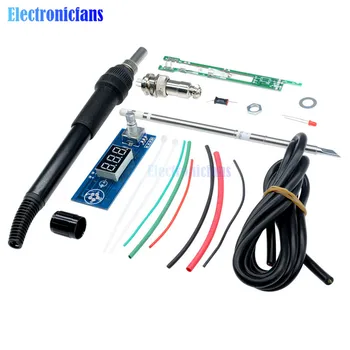 

New DIY kits Electric Unit High quality Basic Digital Soldering Iron Station Temperature Controller Kits for T12 Handle