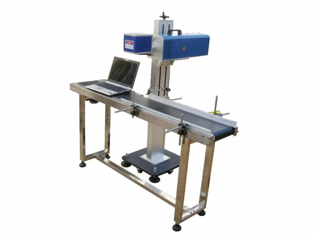 Good price laser 10W 30W 60W CO2 laser marking machine for bottles online production photo