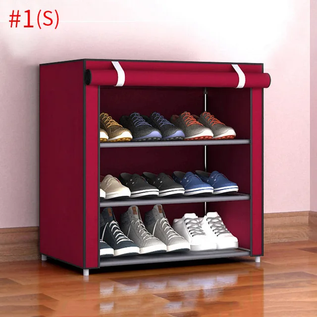 style1 S 35 пылезащитные домашние стеллажи для обуви Органайзер несколько слоев обуви держатель для полки стойки дверь, подставка для обуви экономит пространство для хранения домашнего гардероба - Цвет: style1 S