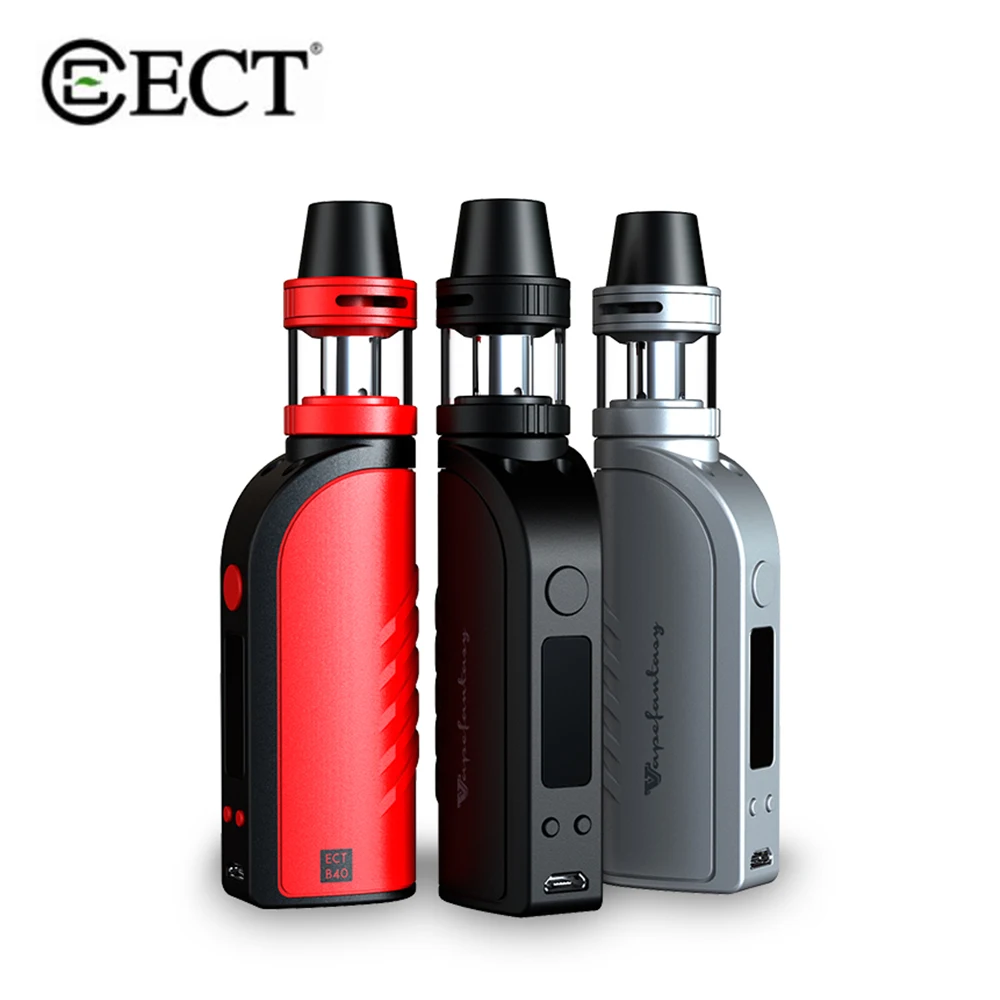 Оригинальный ECT B40 Mod Kit 40 Вт электронная сигарета Starter Kit 2200 мАч батареи 510 нить металлический корпус вейпер комплект 0.3ohm 2 мл Tank