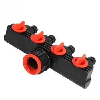 

4 Way Garden Hose Pipe Splitter ABS Plastic Drip Irrigation Watering Agricultural Tap Connectors Garden Tap Irrigation