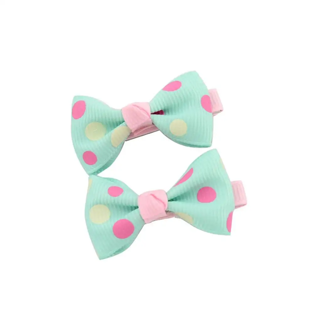 181-2Pcs 2 шт./комплект, 3,1 дюймов, Детский бутик, Серебряный бант из корсажной ленты с заколкой для волос ручной работы, бант, заколки для волос, Детские аксессуары для волос 601 - Цвет: 181-2Pcs
