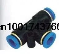 

10pcs Tee Union Push In To Connect Fitting Tube OD 8mm One Touch Quick Release SPE-8 one touch connector quick coupple