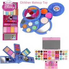 Дисней макияж набор модный дом принцесса порошок коробка туалетный столик моделирование игрушечный туалетный столик красота ролевые игры для детей подарок