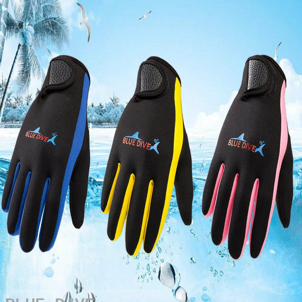 1.5mm Neoprene Protective Gloves Scuba Diving Snorkeling Surfing Swimming 