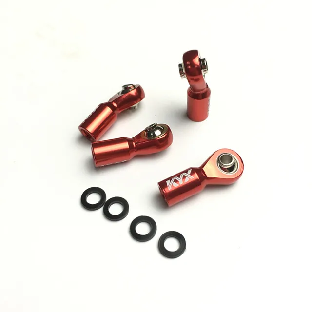 1/10 rc crawlers CNC M4 BENT ball ends rc rod ends for CC01 D90 SCX10