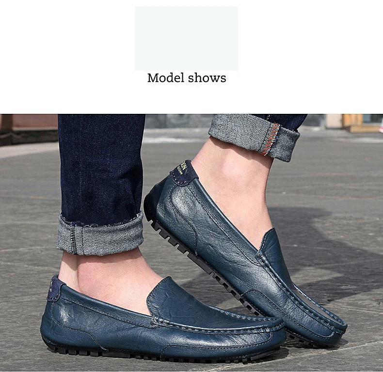 ZDRD Новая мода Для мужчин универсальные Лоферы ShoesGenuine кожаные мужские туфли на плоской подошве, со шнуровкой, Для мужчин Мокасины для вождения Большие размеры 38–47