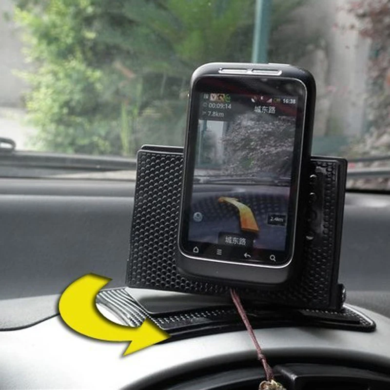 Sticky Mat Anti Slip Pad Car Flat Mounts Holder Dash Support for Cellphone Car-styling Cup Mobile Phone Holder Stand Universal