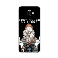 Artistic TPU Silicone Soft Back Phone Case Cover for Samsung J4 Plus (Blue)