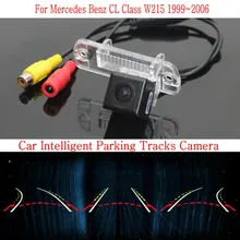Автомобиль Интеллектуальные Парковка Треки Камеры ДЛЯ Mercedes-Benz CL Class W215 1999 ~ 2006/HD Резервного копирования Камера Заднего Вида/Камера Заднего вида