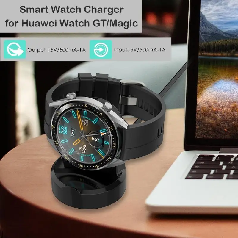 VODOOL USB зарядное устройство для умных часов для huawei часы GT/Magic smart watch портативная док-станция для зарядки станции Магнитный быстрой зарядки