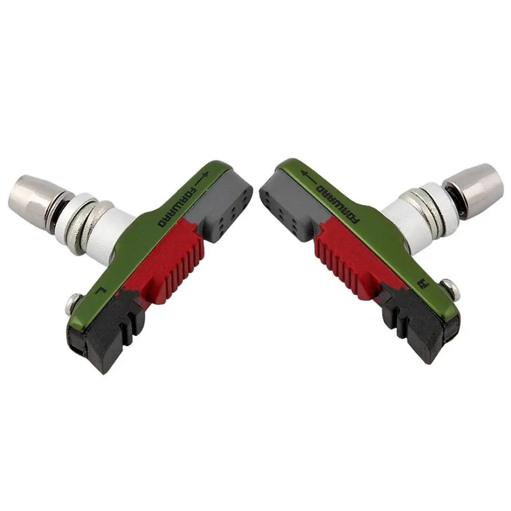 Mountain Road Bicycle Cycling Bike Rubber 7cm/ 2.75''(Approx.) Black, Green Brake Holder Rubber Pads Blocks