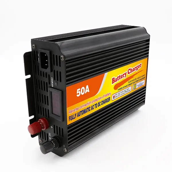 good selling AC charger for car battery Battery charger 50A 12V with Display AC220V to DC12V