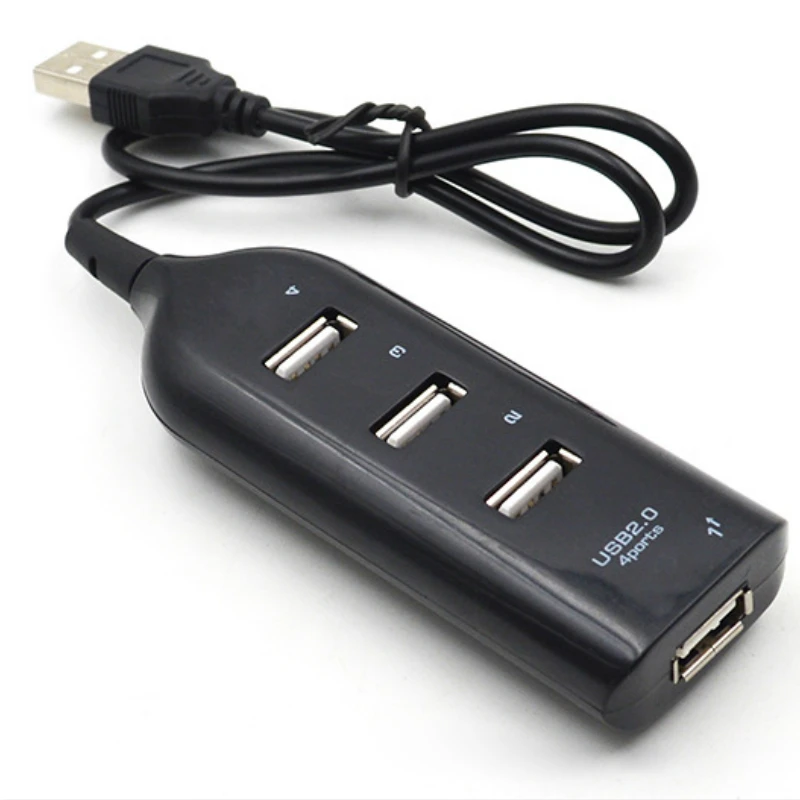 Лидер продаж 2019 высокоскоростной 4 портовый мини Разветвитель USB 2 0 концентратор