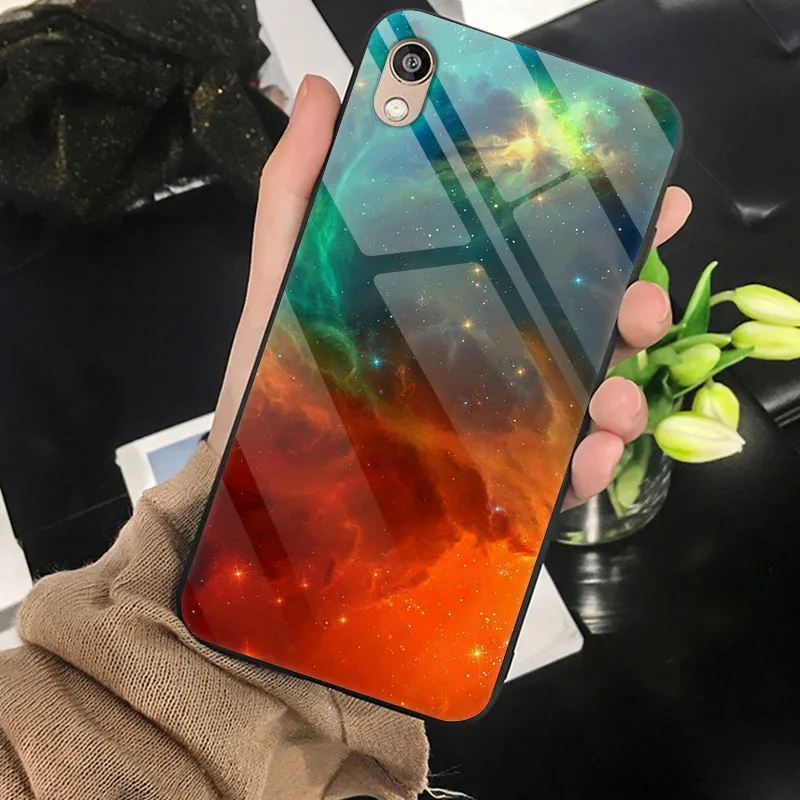 Чехол из закаленного стекла для huawei Honor 8 S, чехол из жесткого поликарбоната, разноцветный чехол для huawei Honor 8 S 8 S, KSA-LX9, чехол-бампер для телефона, s Honor8S