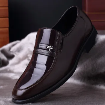 

0057 Men's Business Suit Leather Shoes