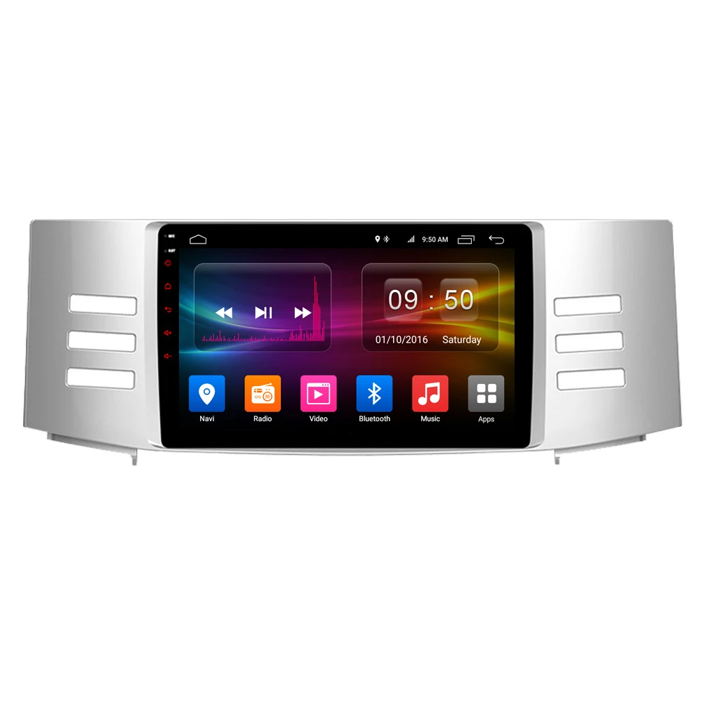 Sale RoverOne Android 9.0 Octa Core Car Radio GPS For Toyota Reiz 2005 - 2009 Touchscreen Multimedia Player Stereo Reiz Head Unit 1