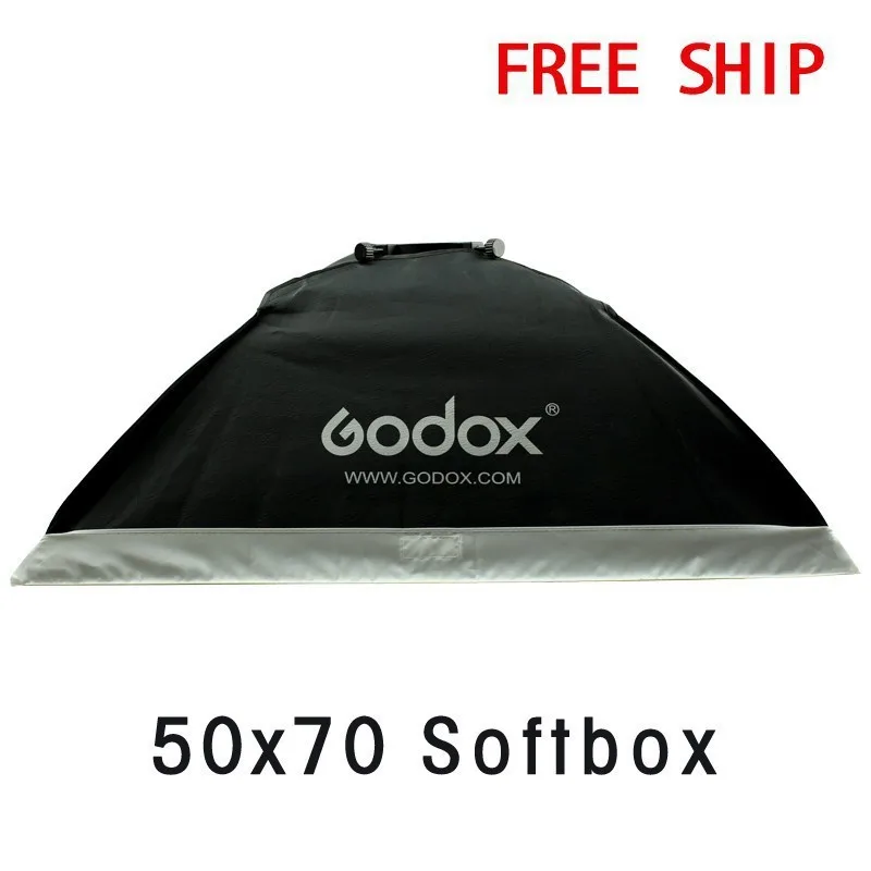 Прямоугольный софтбокс Godox 19," x 27,5"/50*70 см для фотостудии MS50* 70 с универсальным креплением для K-150A/K-180A/300SDI/E250/E300 и т. Д
