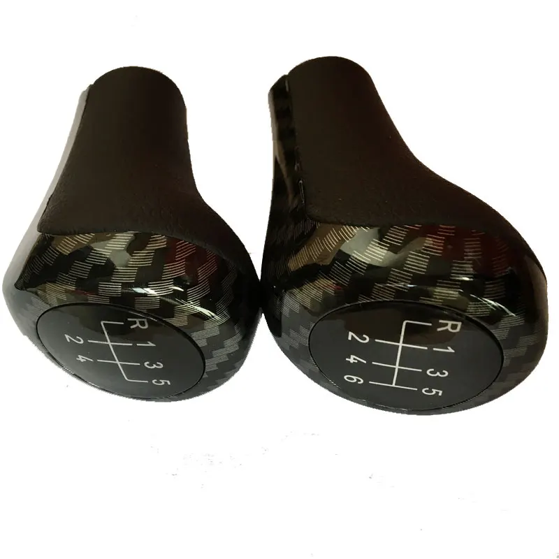 Carbon Fiber 5 Speed 6 Speed Gear Shift Knob Handle Knob For BMW E90