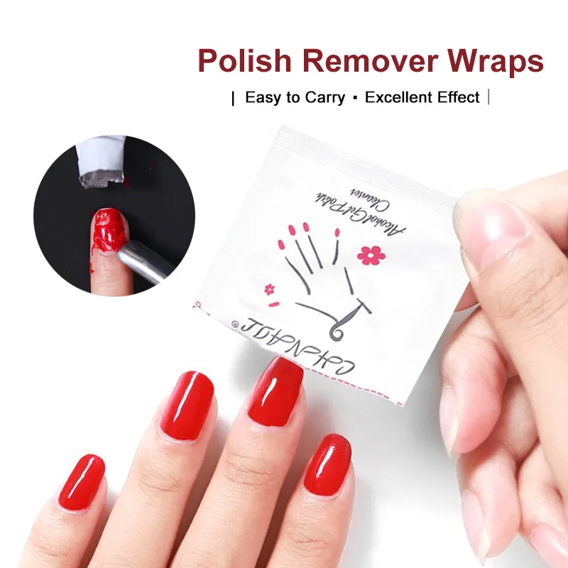 

MIZHSE Nail Polish Unloading Bag Environmental Unloading Paper Professional Salon Use or Home Use Manicure Lint-Free Wipes