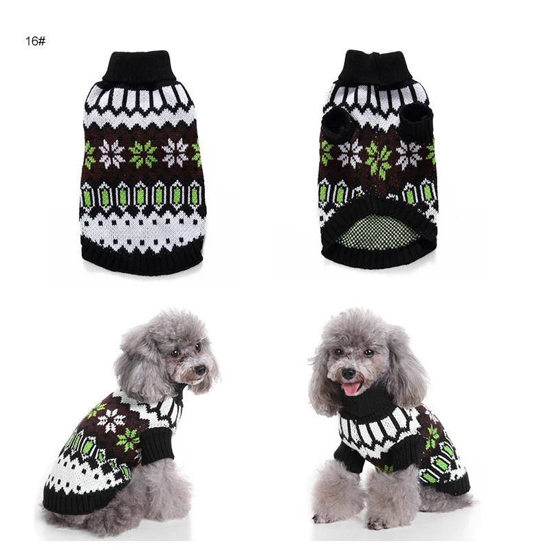 Модный свитер для собак мягкий свитер для домашних животных розовый красный свитер Одежда для собак в полоску Рождественский свитер XXL XS