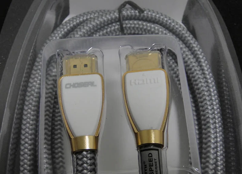 HDMI 1,4 HD высокоскоростной Ethernet кабель позолоченная чистая медная вилка разрешение 4K* 2K 4N OFC проводники Choseal 3 м