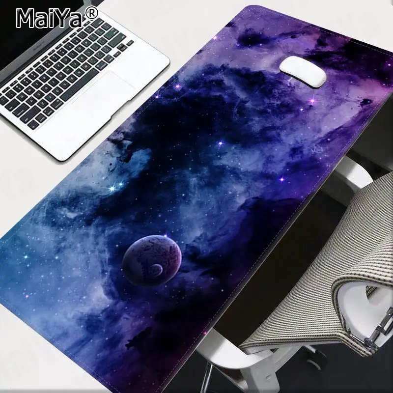 Maiya Высокое качество Sky planet Звездные клавиатуры резиновый коврик игровой коврик для мыши Настольный коврик большой коврик для мыши клавиатуры коврик
