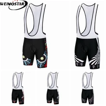 Weimostar многоцветные дышащие велосипедные шорты с логотипом MTB, плотный удобный велосипед, шорты с гелевым наполнителем велосипедный нагрудник для мужчин