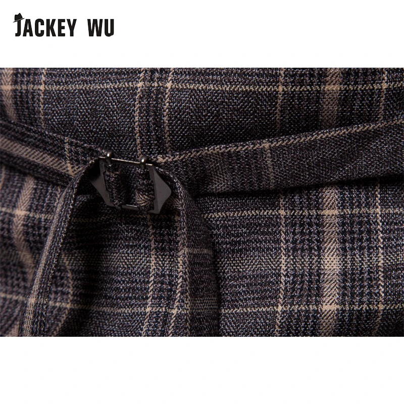 JACKEYWU брендовый мужской жилет 2019 английский стиль Ретро двубортный Свадебный